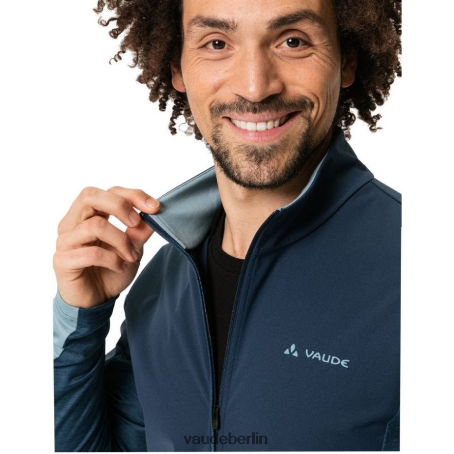 VAUDE Ganzjähriges Moab-Trikot-Radtrikot mit langen Ärmeln dunkles Meer Kleidung HLT4481995