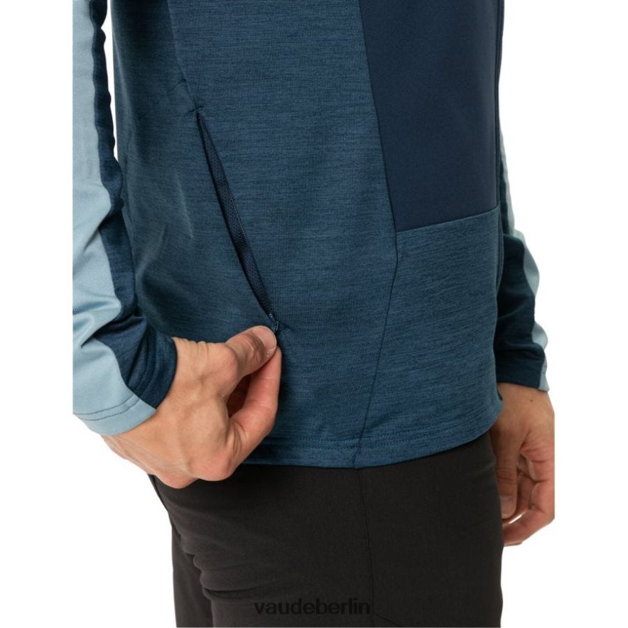 VAUDE Ganzjähriges Moab-Trikot-Radtrikot mit langen Ärmeln dunkles Meer Kleidung HLT4481995