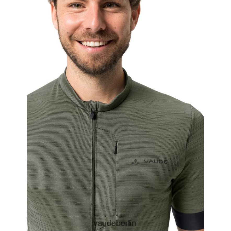 VAUDE Kuro-Radtrikot mit durchgehendem Reißverschluss khaki Kleidung HLT4481886