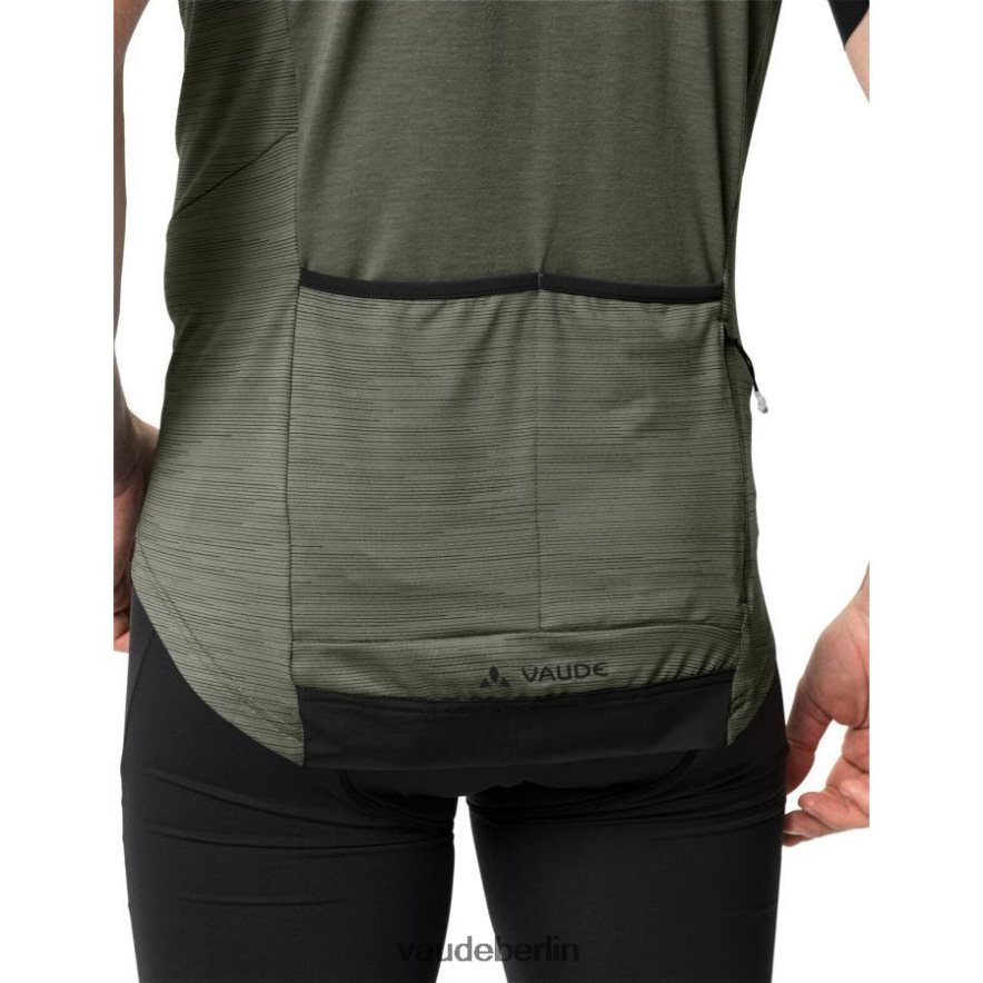 VAUDE Kuro-Radtrikot mit durchgehendem Reißverschluss khaki Kleidung HLT4481886
