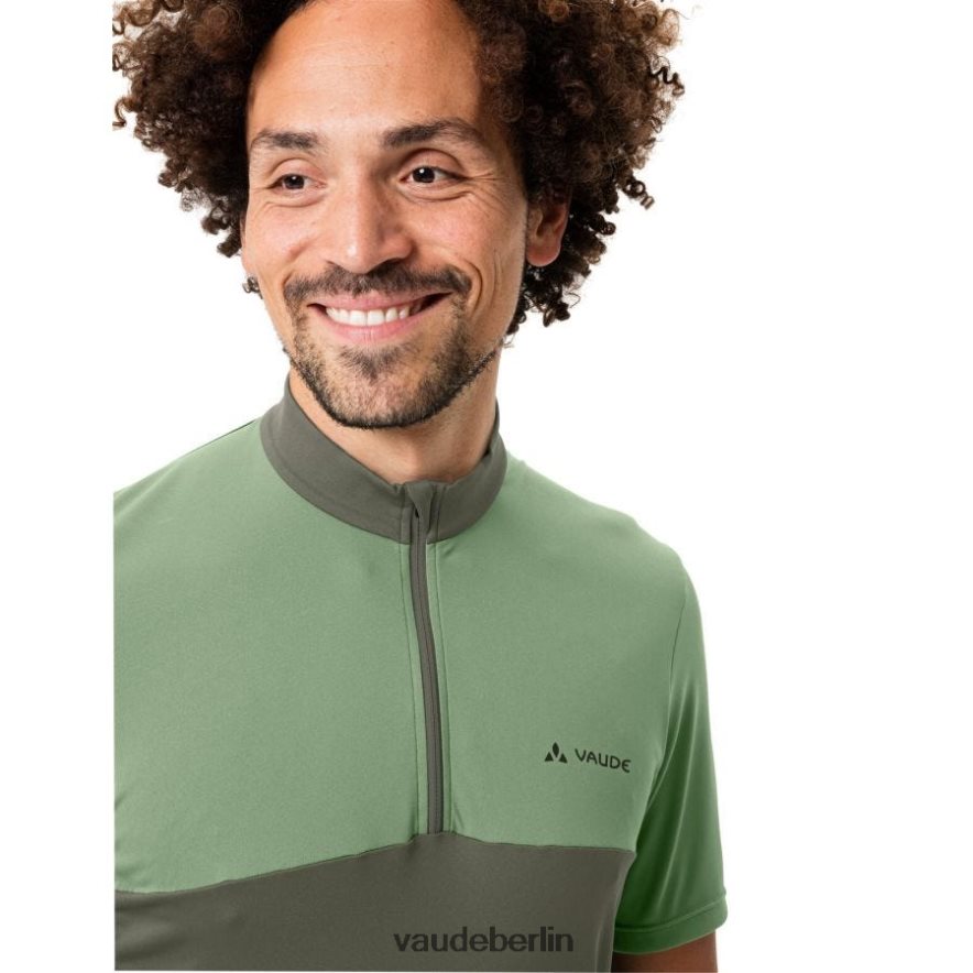 VAUDE Matera Radtrikot mit halbem Reißverschluss Weidengrün Kleidung HLT4481837