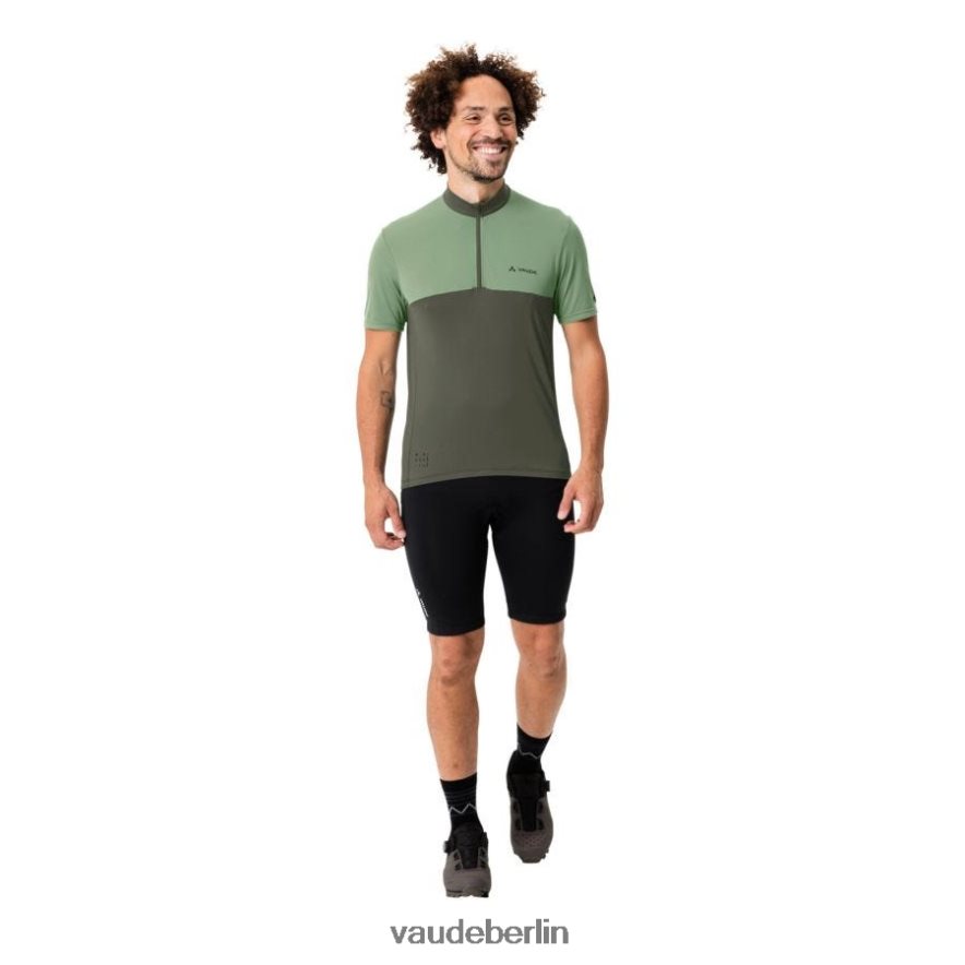 VAUDE Matera Radtrikot mit halbem Reißverschluss Weidengrün Kleidung HLT4481837