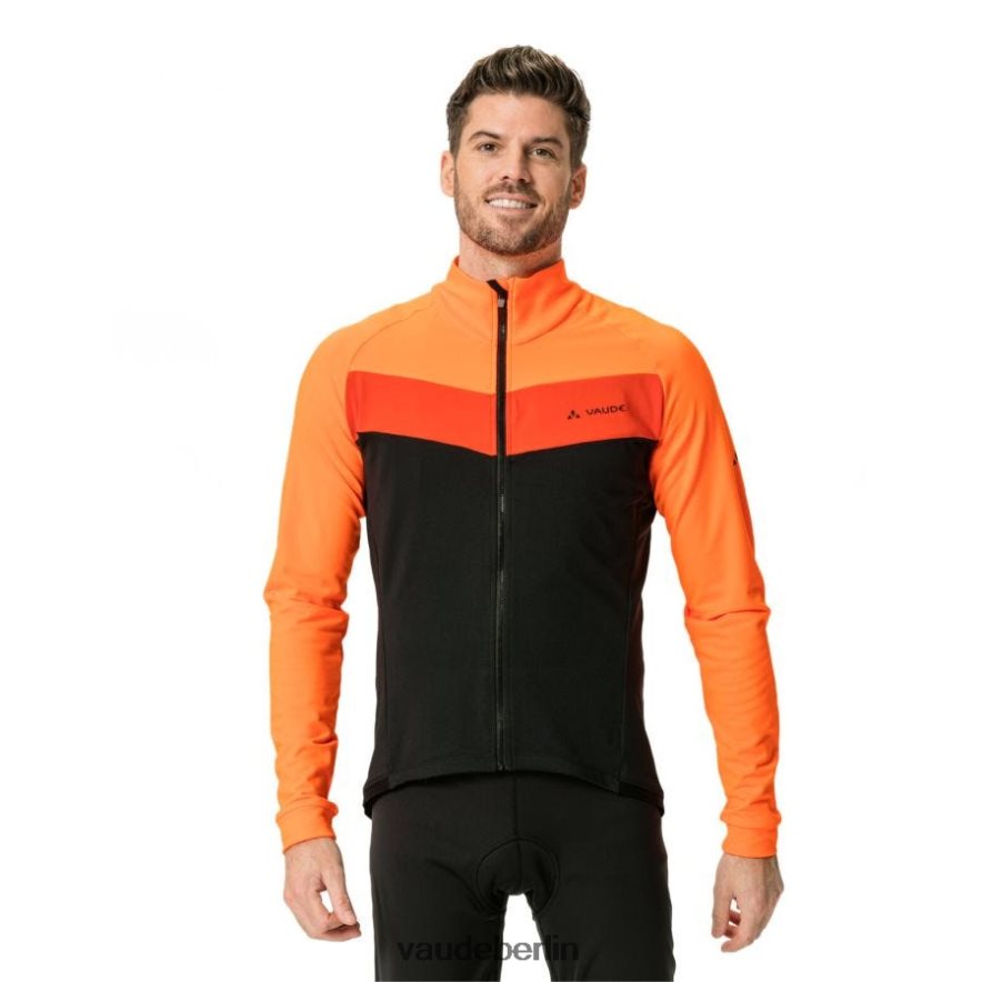 VAUDE Posta Langarm-Trikot-Radtrikot Neon Gelb Kleidung HLT4481919