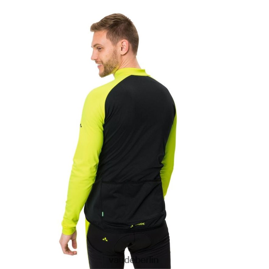 VAUDE Posta Langarm-Trikot-Radtrikot Neon Gelb Kleidung HLT4481922