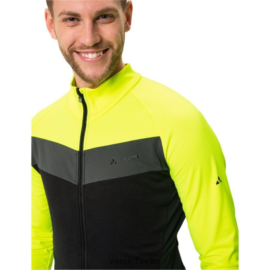 VAUDE Posta Langarm-Trikot-Radtrikot Neon Gelb Kleidung HLT4481922