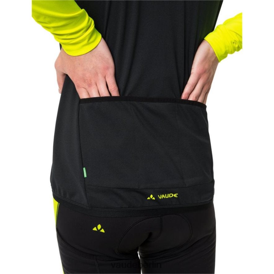VAUDE Posta Langarm-Trikot-Radtrikot Neon Gelb Kleidung HLT4481922