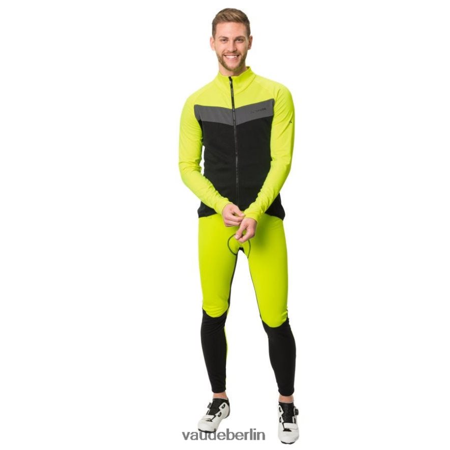 VAUDE Posta Langarm-Trikot-Radtrikot Neon Gelb Kleidung HLT4481922