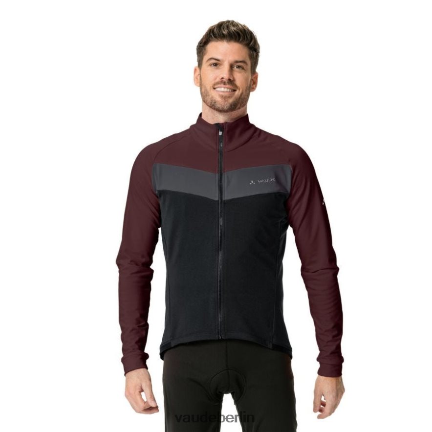 VAUDE Posta Langarm-Trikot-Radtrikot dunkle Eiche Kleidung HLT4481921