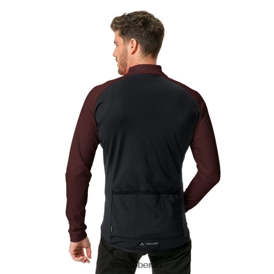 VAUDE Posta Langarm-Trikot-Radtrikot dunkle Eiche Kleidung HLT4481921