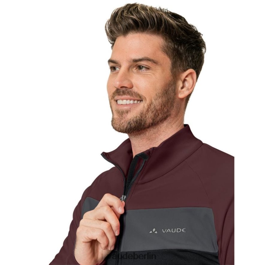 VAUDE Posta Langarm-Trikot-Radtrikot dunkle Eiche Kleidung HLT4481921