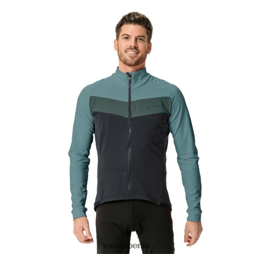 VAUDE Posta Langarm-Trikot-Radtrikot staubiges Moos Kleidung HLT4481920