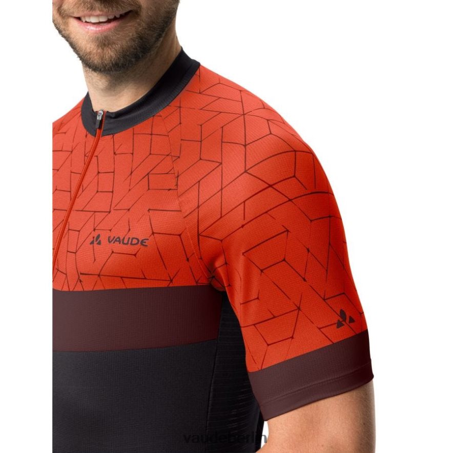 VAUDE Posta-Rennradtrikot mit halbem Reißverschluss leuchtend rot Kleidung HLT4481771