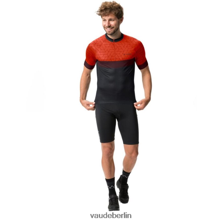 VAUDE Posta-Rennradtrikot mit halbem Reißverschluss leuchtend rot Kleidung HLT4481771