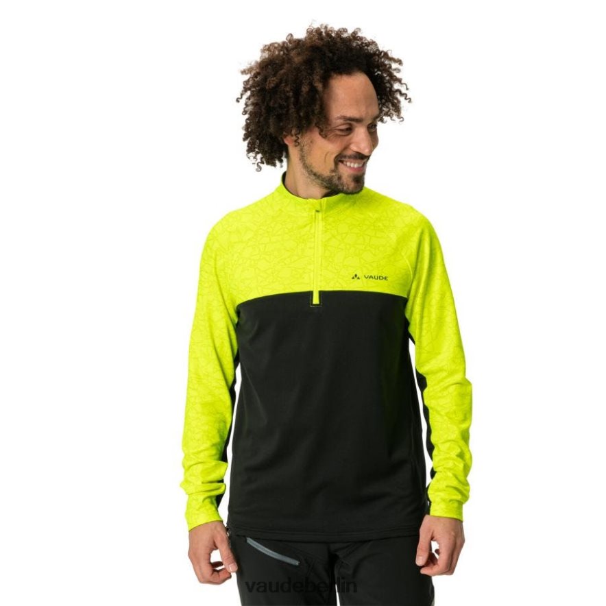 VAUDE Virt Langarm-Radtrikot Neon Gelb Kleidung HLT4481977