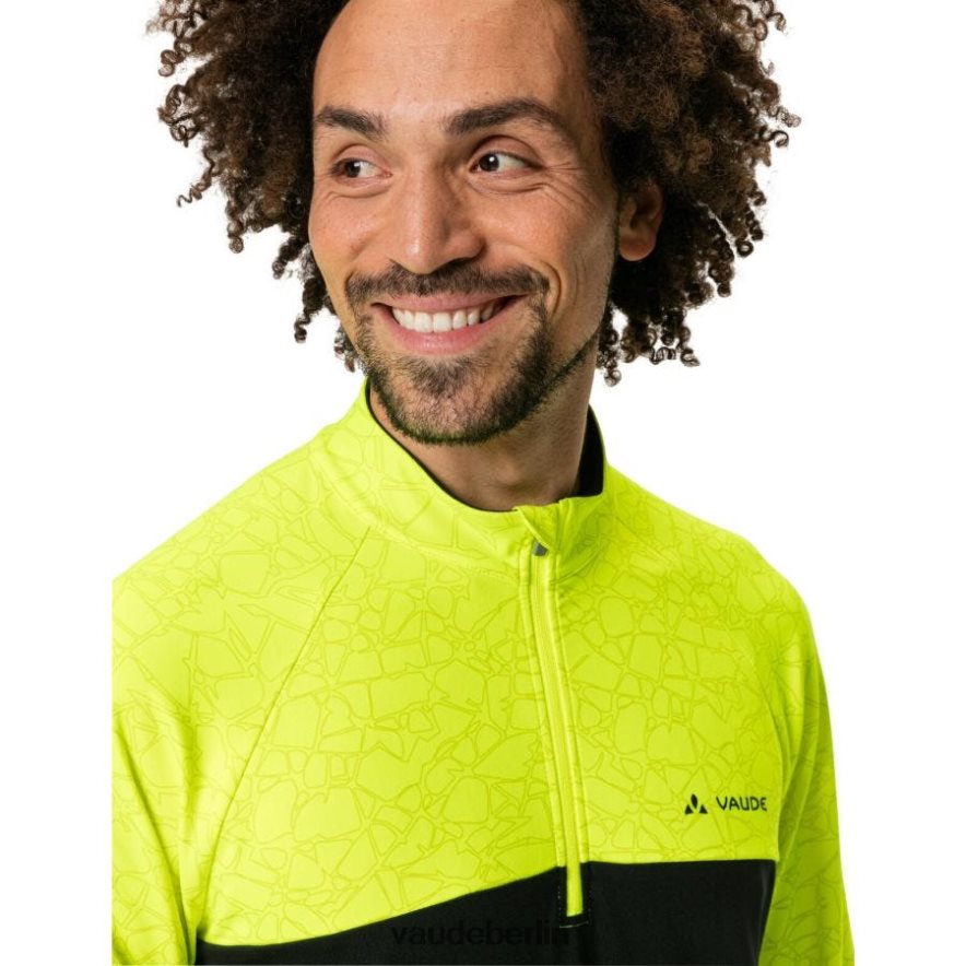 VAUDE Virt Langarm-Radtrikot Neon Gelb Kleidung HLT4481977
