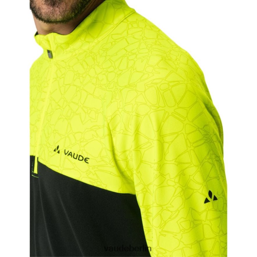 VAUDE Virt Langarm-Radtrikot Neon Gelb Kleidung HLT4481977