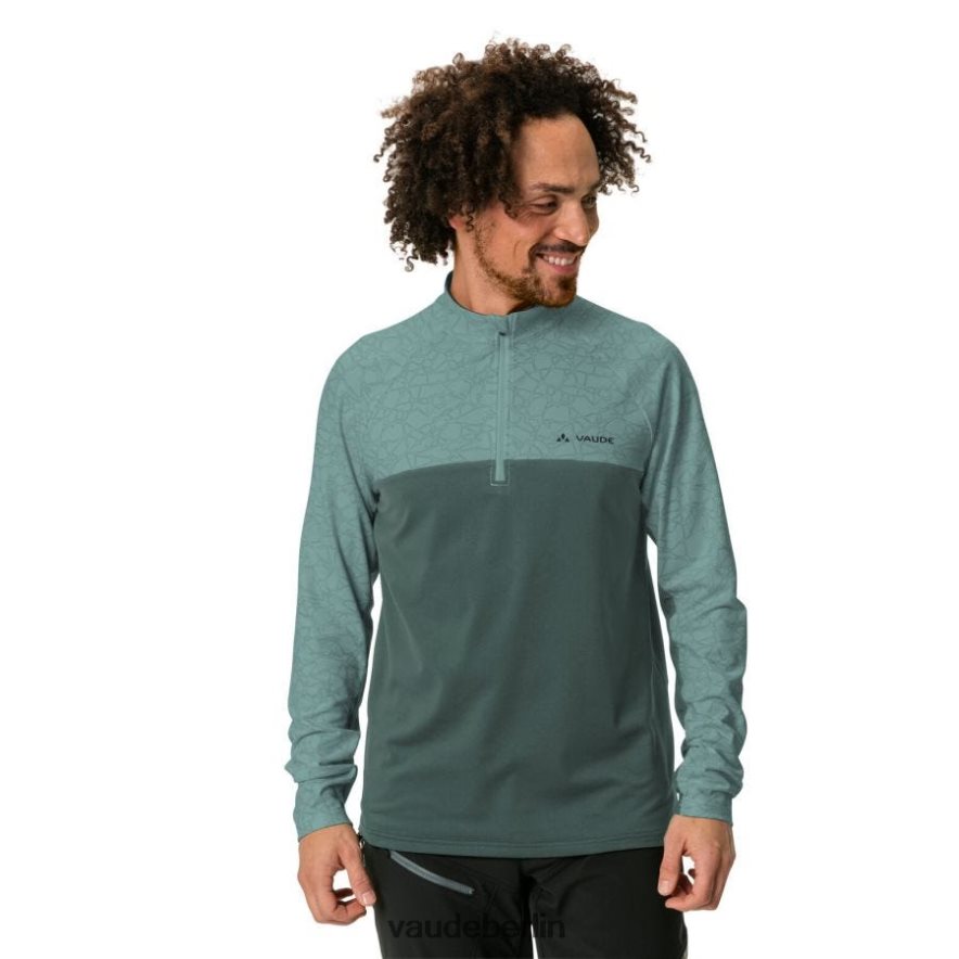 VAUDE Virt Langarm-Radtrikot staubiges Moos Kleidung HLT4481979