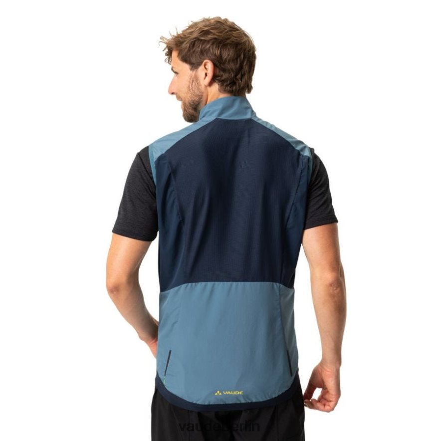VAUDE Kuro Air Windweste Blau grau Kleidung HLT4482027